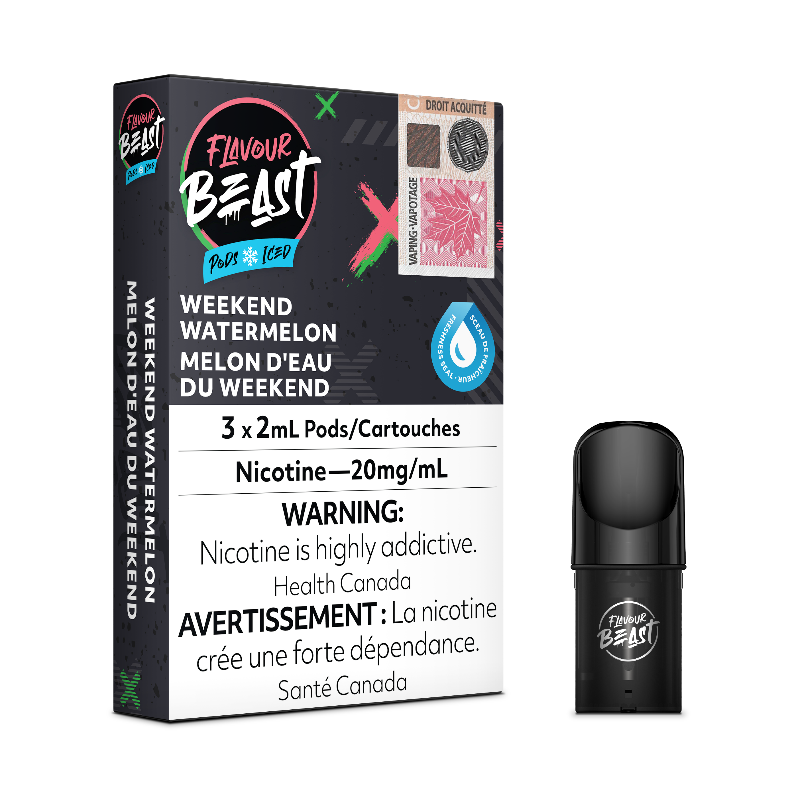 WEEKEND WATERMELON - FLAVOUR BEAST PODS