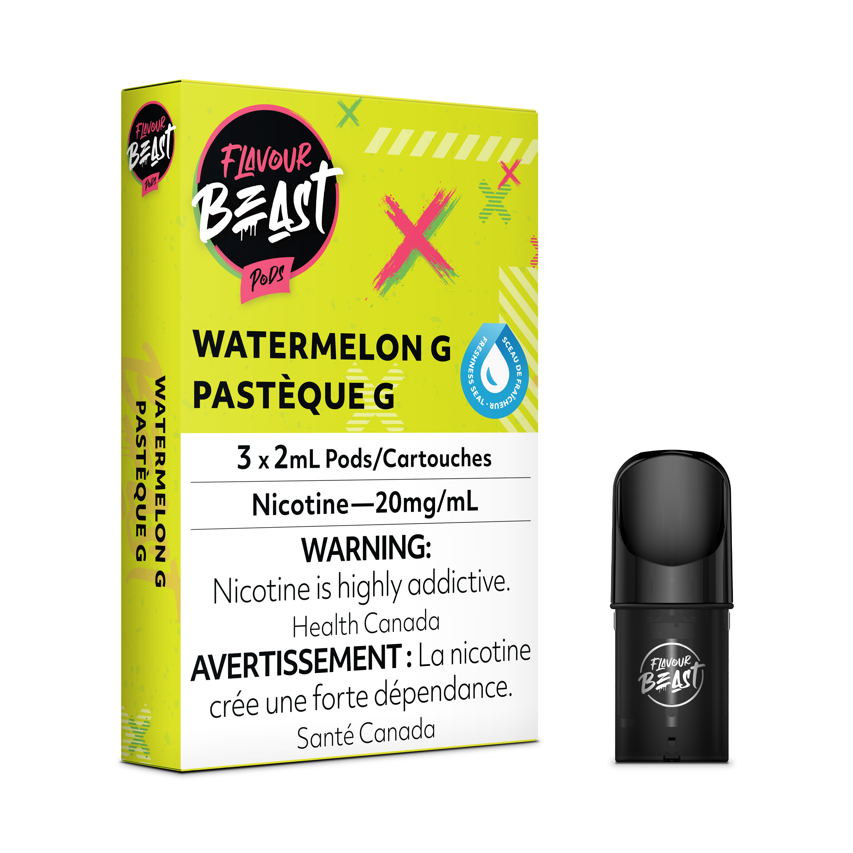 WATERMELON G - FLAVOUR BEAST PODS