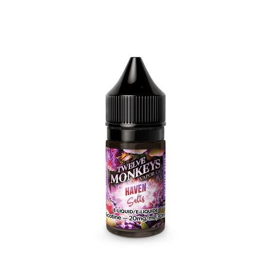 TWELVE MONKEYS SALTS - HAVEN (30mL)