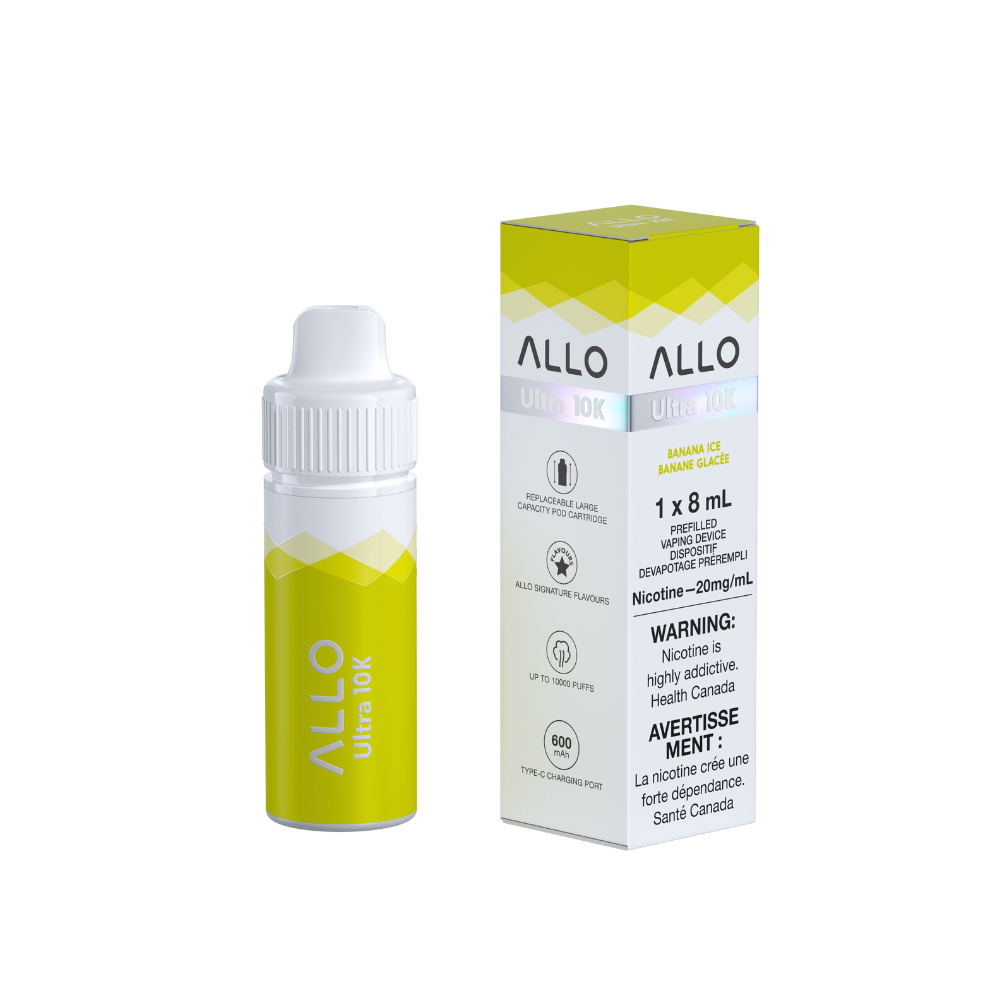 BANANA ICE - ALLO ULTRA 10K (8mL) (DEVICE & POD KIT)