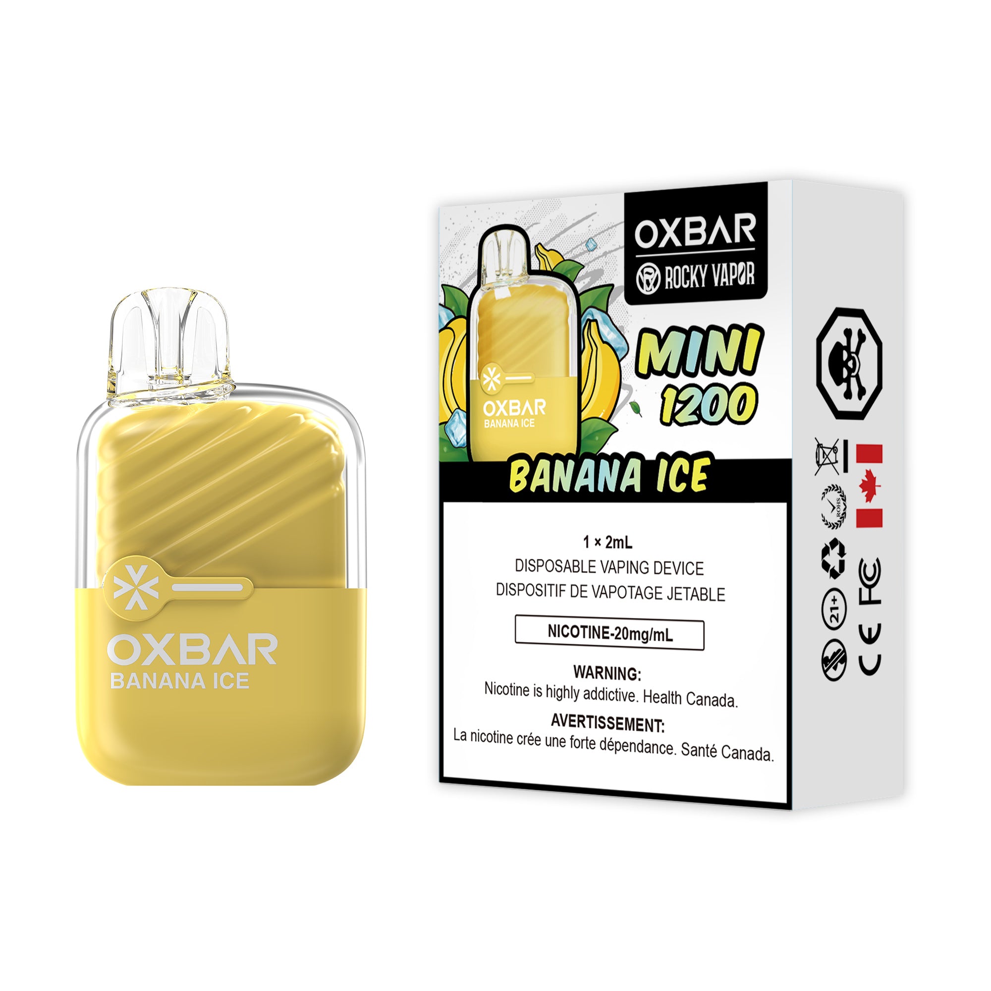 BANANA ICE - OXBAR MINI 1200 (ONTARIO)