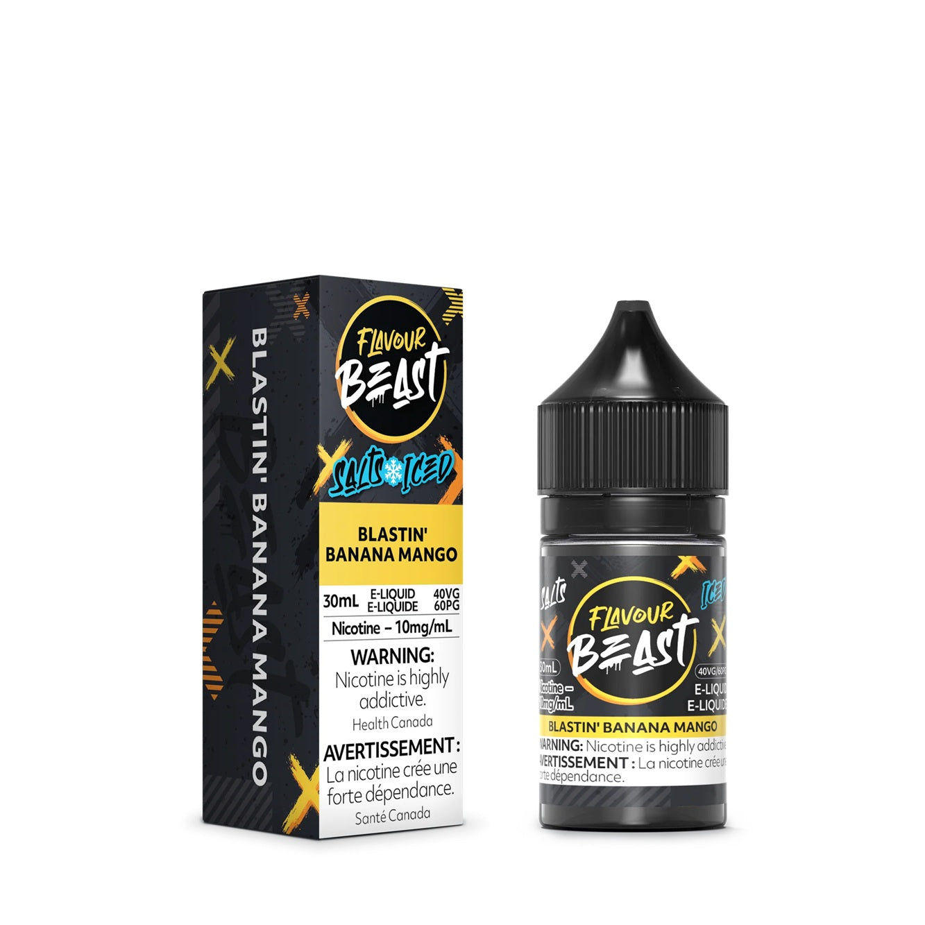 BLASTIN' BANANA MANGO ICED - FLAVOUR BEAST E LIQUID (30mL)