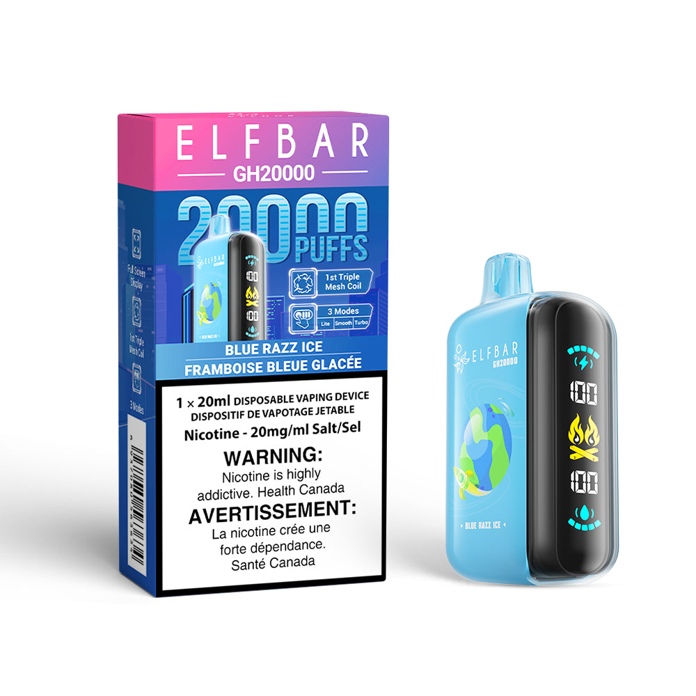 BLUE RAZZ ICE - ELFBAR GH20000 (20mL) (ONTARIO)