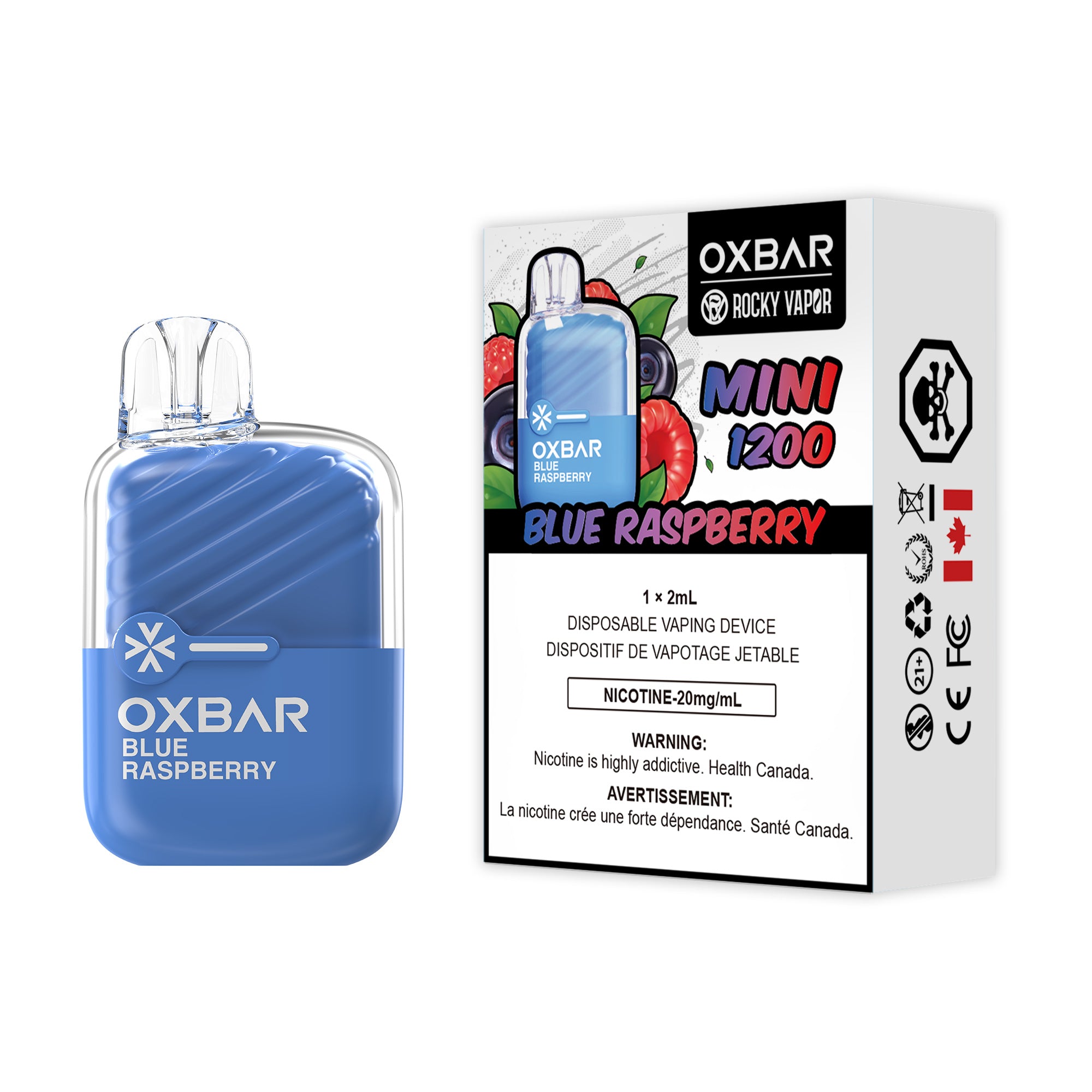 BLUE RASPBERRY - OXBAR MINI 1200 (ONTARIO)