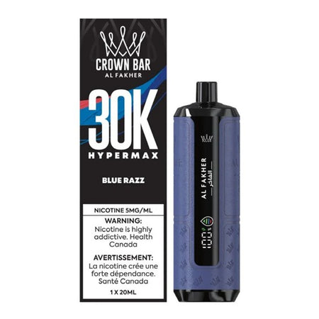 BLUE RAZZ - AL FAKHER 30K HYPER MAX DISPOSABLE (20mL) (ONTARIO)