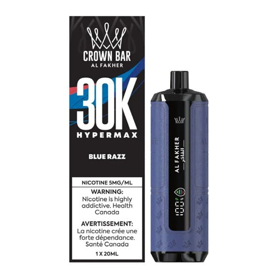 BLUE RAZZ - AL FAKHER 30K HYPERMAX DISPOSABLE (20mL) (ONTARIO)