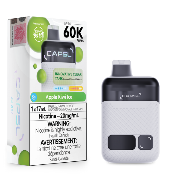 APPLE KIWI ICE - CAPSL DISPOSABLE (17mL)