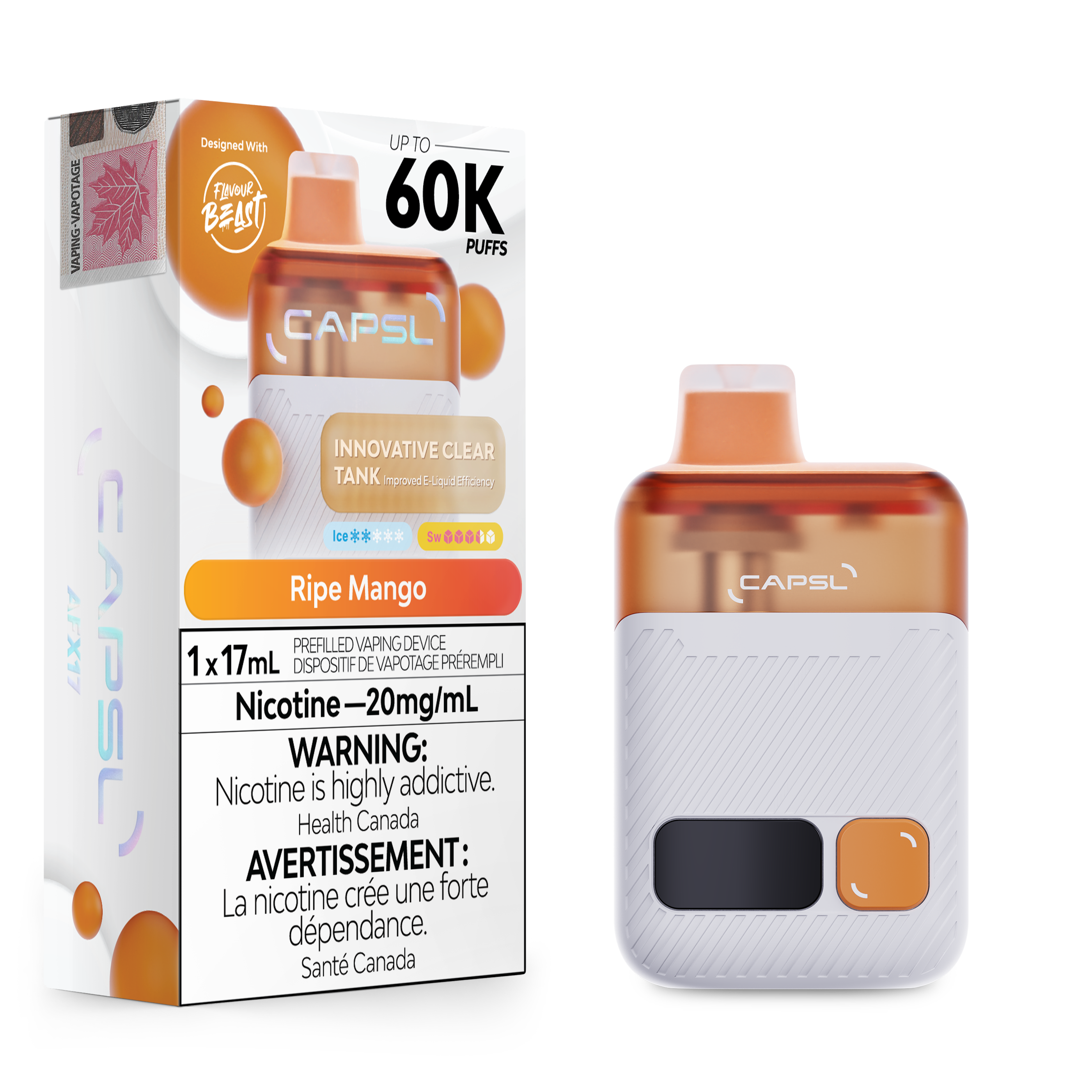 RIPE MANGO - CAPSL DISPOSABLE (17mL)