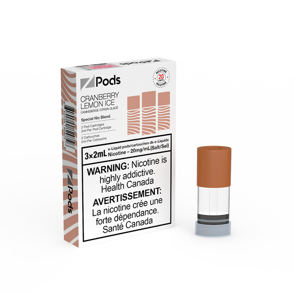 Z-PODS: CRANBERRY LEMON ICE (ONTARIO)
