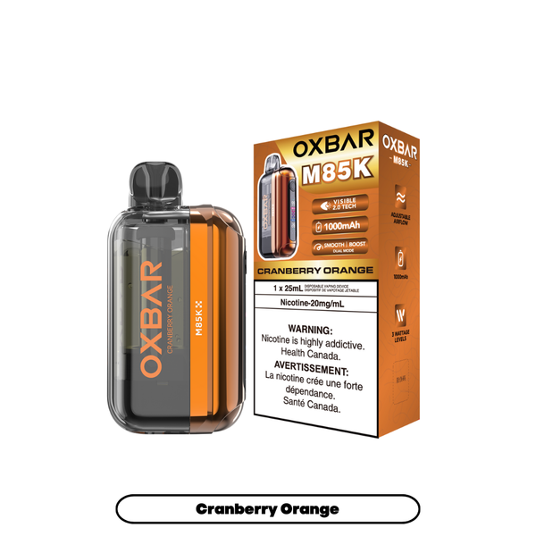 CRANBERRY ORANGE - OXBAR M85K (25mL) (ONTARIO)
