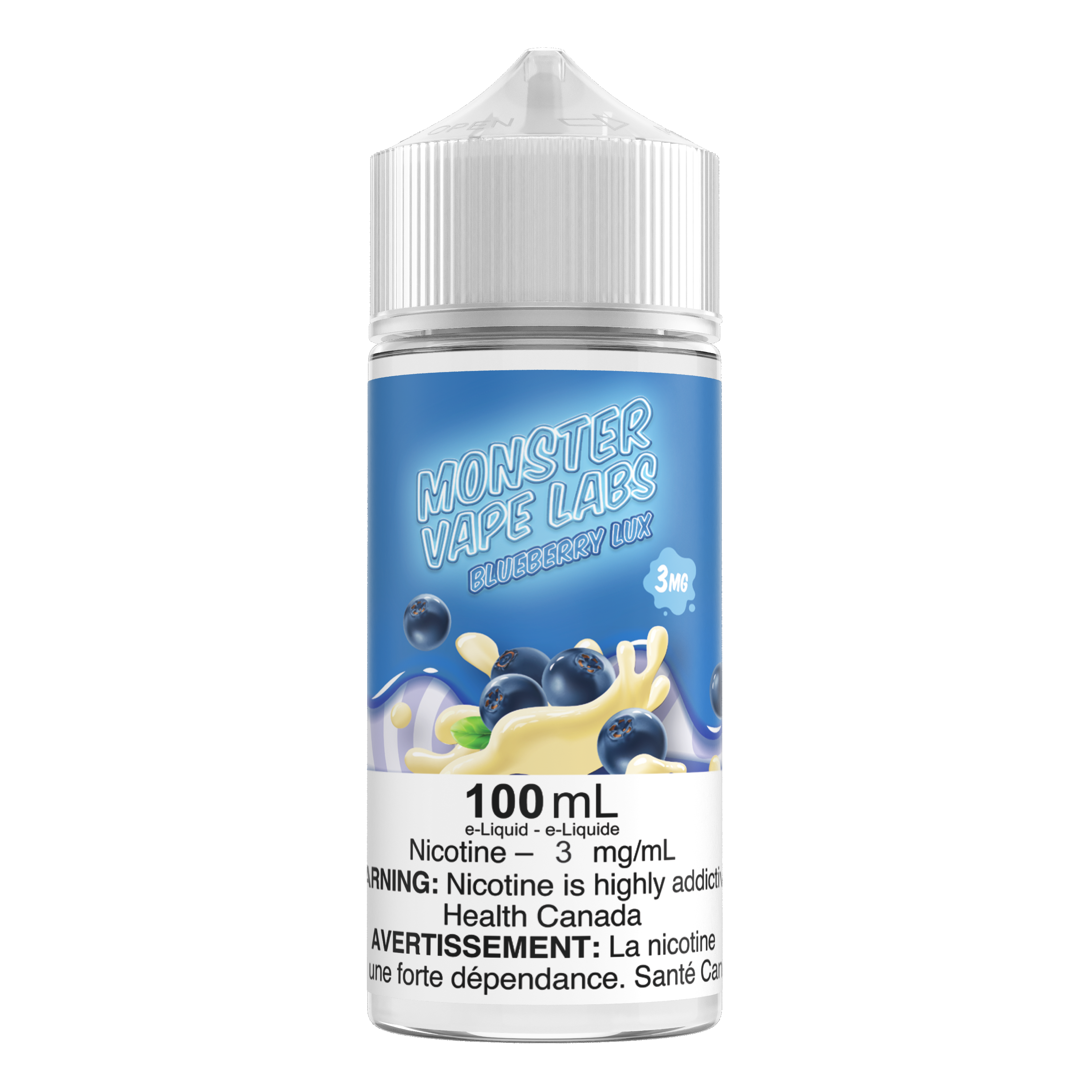 BLUEBERRY LUX - MONSTER VAPE LABS (100mL) (ONTARIO)