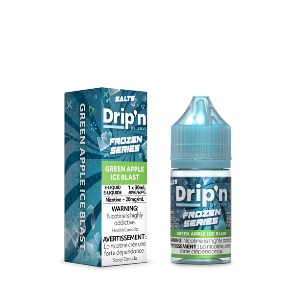 GREEN APPLE ICE BLAST - DRIP'N BY ENVI E-LIQUID (30mL) (ONTARIO)