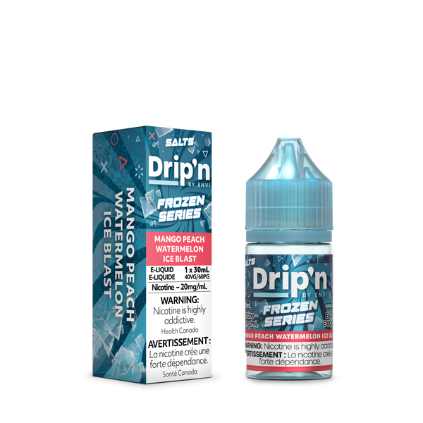 MANGO PEACH WATERMELON ICE BLAST - DRIP'N BY ENVI E-LIQUID (30mL) (ONTARIO)