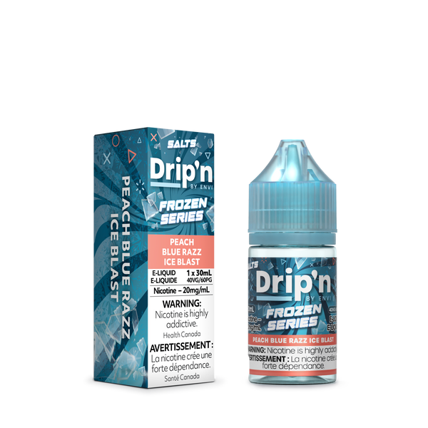 PEACH BLUE RAZZ ICE BLAST - DRIP'N BY ENVI E-LIQUID (30mL) (ONTARIO)