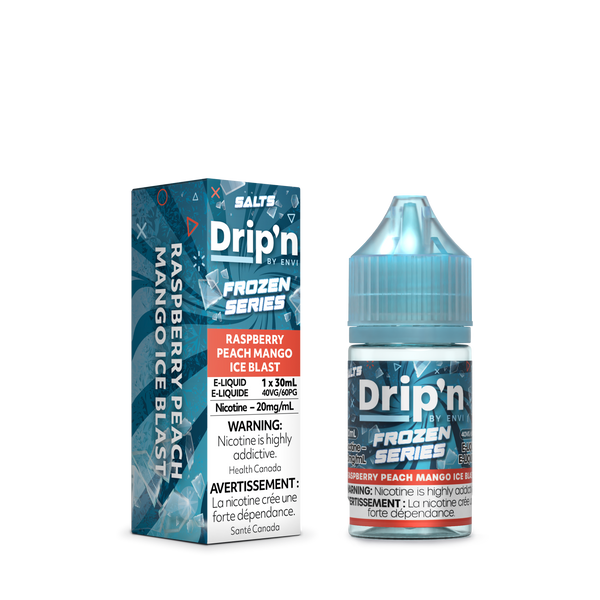 RASPBERRY PEACH MANGO ICE BLAST - DRIP'N BY ENVI E-LIQUID (30mL) (ONTARIO)