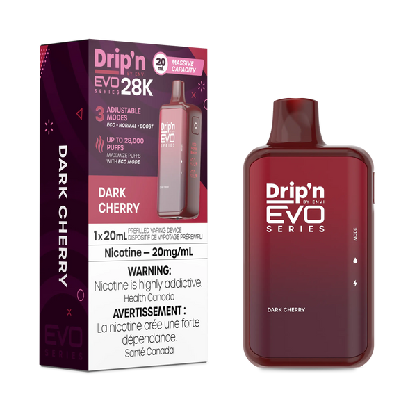 DARK CHERRY - DRIP'N EVO 28K BY ENVI (ONTARIO)
