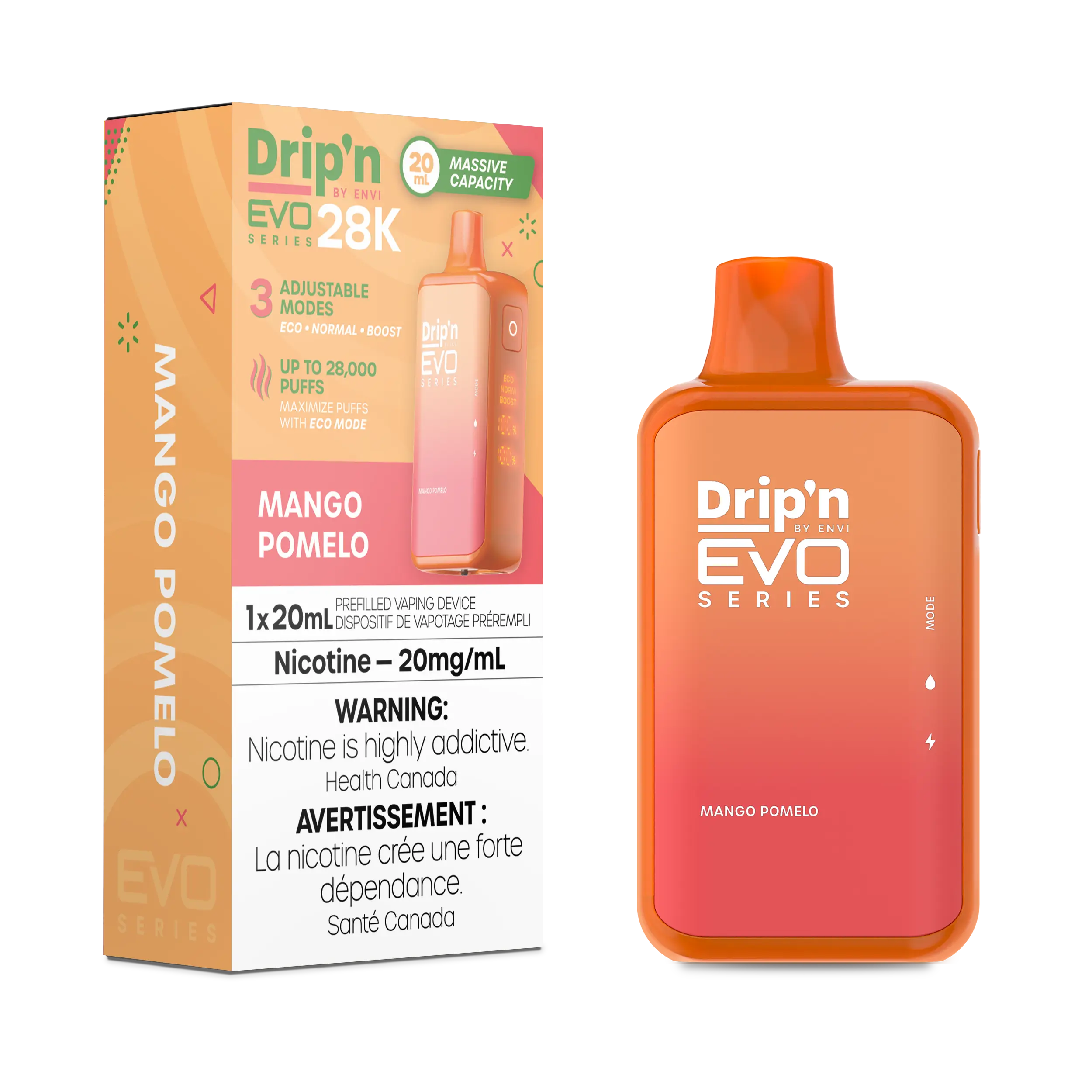 MANGO POMELO - DRIP'N EVO 28K BY ENVI (ONTARIO)