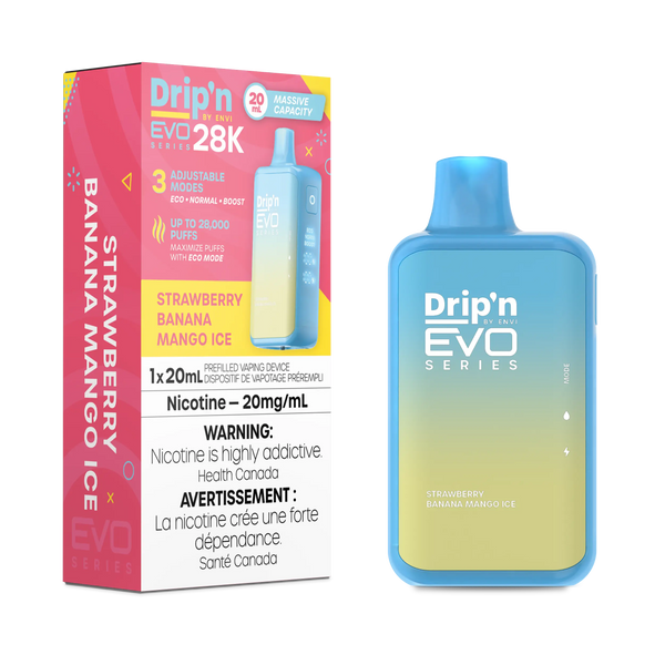 STRAWBERRY BANANA MANGO ICE - DRIP'N EVO 28K BY ENVI (ONTARIO)
