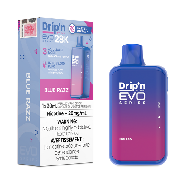 BLUE RAZZ - DRIP'N EVO 28K BY ENVI (ONTARIO)
