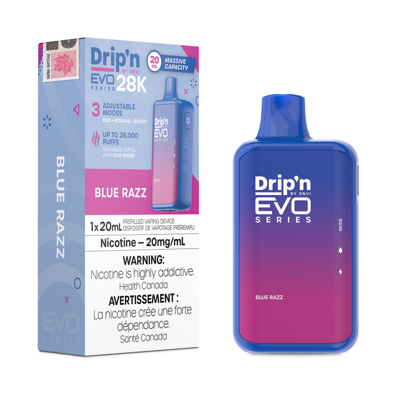 BLUE RAZZ - DRIP'N EVO 28K BY ENVI (ONTARIO)