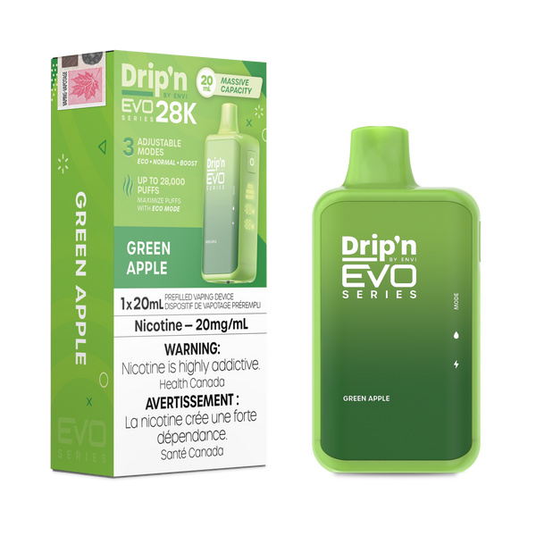 GREEN APPLE - DRIP'N EVO 28K BY ENVI (ONTARIO)