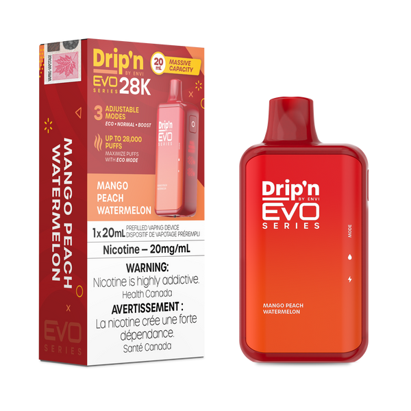 MANGO PEACH WATERMELON - DRIP'N EVO 28K BY ENVI (ONTARIO)