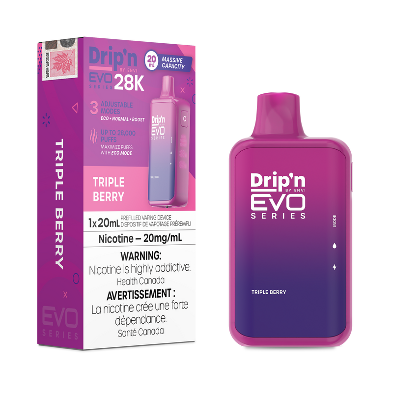 TRIPLE BERRY - DRIP'N EVO 28K BY ENVI (ONTARIO)