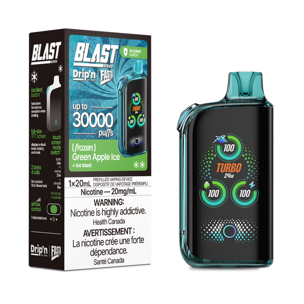 GREEN APPLE ICE - FASTA BLAST 30K (20mL) (ONTARIO)