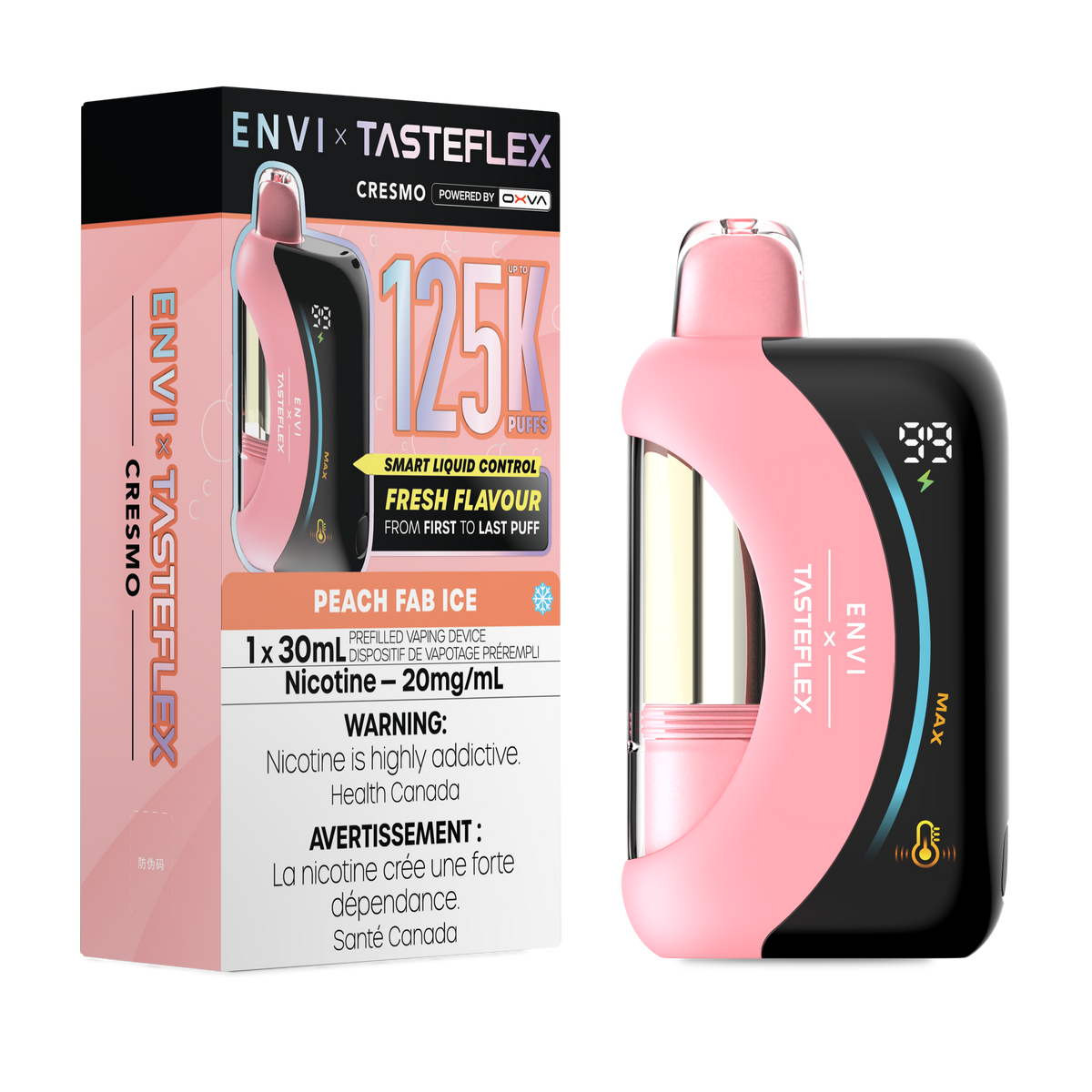 PEACH FAB ICE - ENVI X TASTEFLEX (30mL)