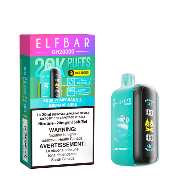 SOUR POMEGRANATE - ELFBAR GH20000 (20mL) (ONTARIO)