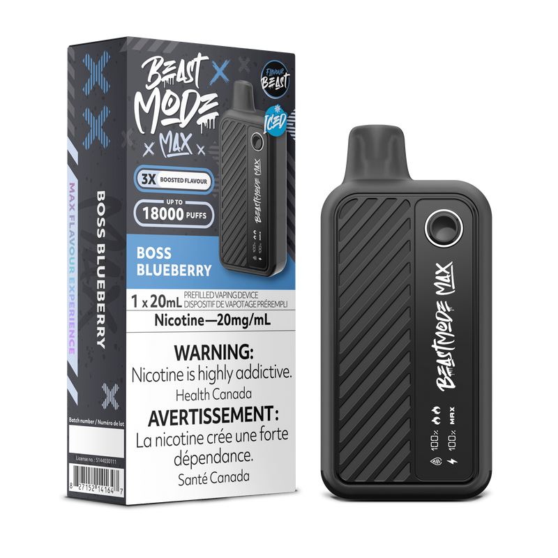 BOSS BLUEBERRY - FLAVOUR BEAST BEAST MODE MAX (20mL) (ONTARIO)