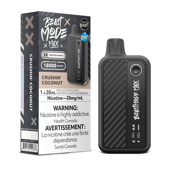 CRUSHIN' COCONUT - FLAVOUR BEAST BEAST MODE MAX (20mL) (ONTARIO)