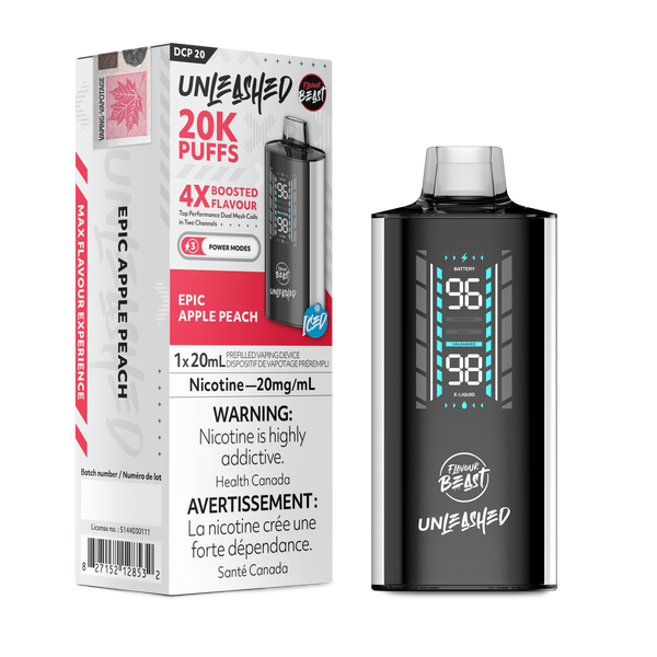 FLAVOUR BEAST UNLEASHED DCP 20K - EPIC APPLE PEACH (ONTARIO)