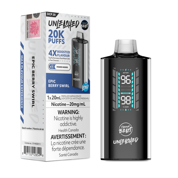FLAVOUR BEAST UNLEASHED DCP 20K - EPIC BERRY SWIRL (ONTARIO)