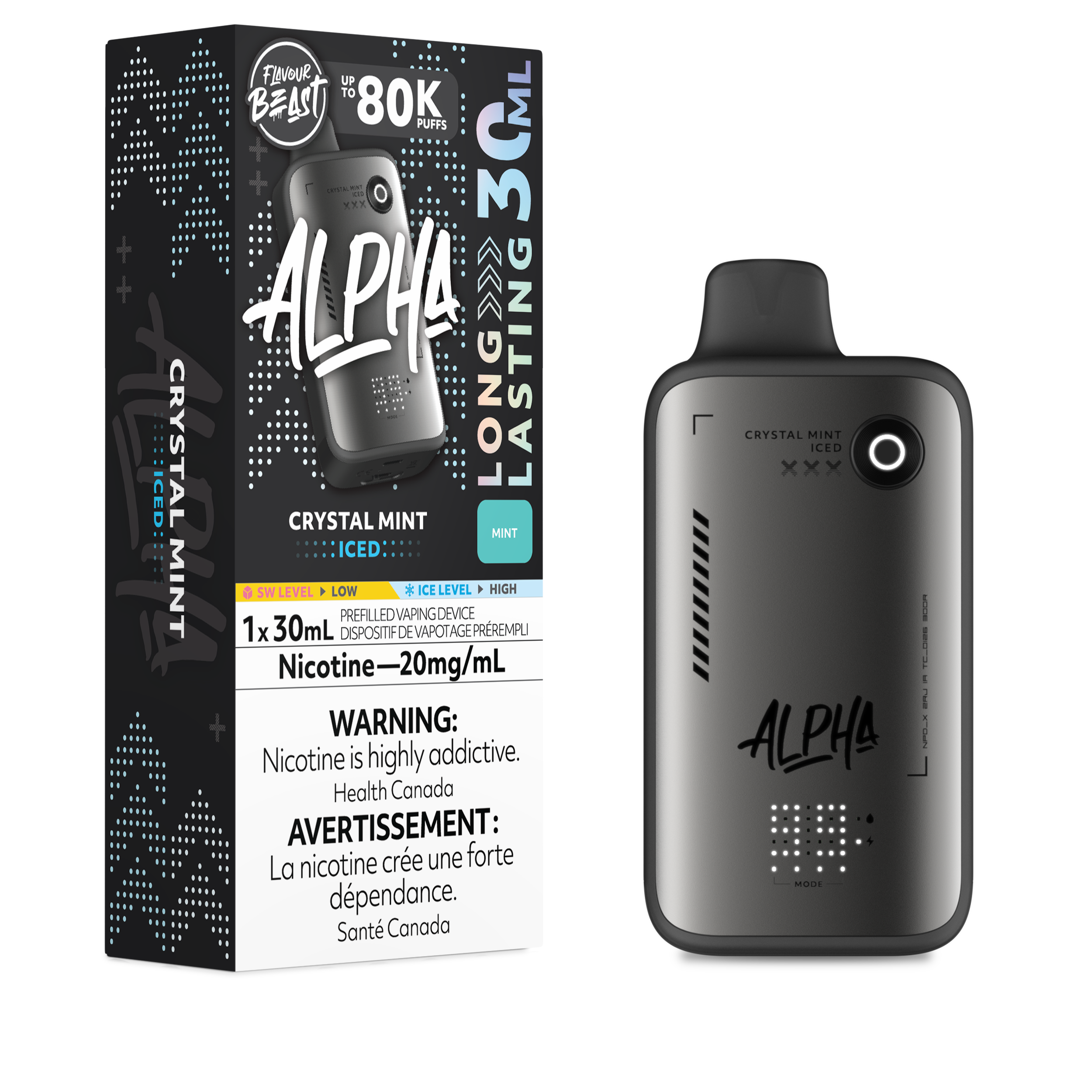 CRYSTAL MINT - FLAVOUR BEAST ALPHA (30mL)