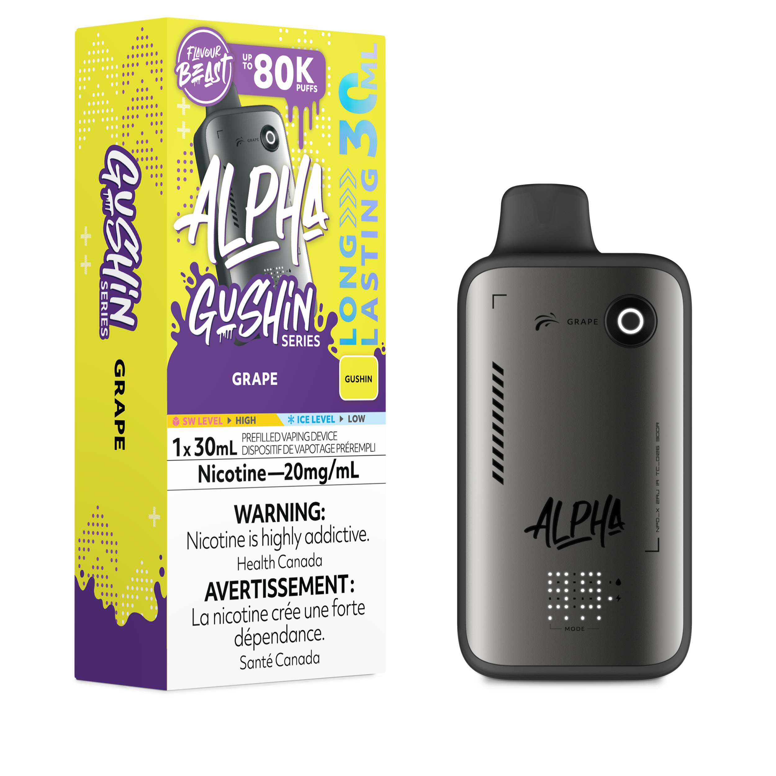 GUSHIN GRAPE - FLAVOUR BEAST ALPHA (30mL)