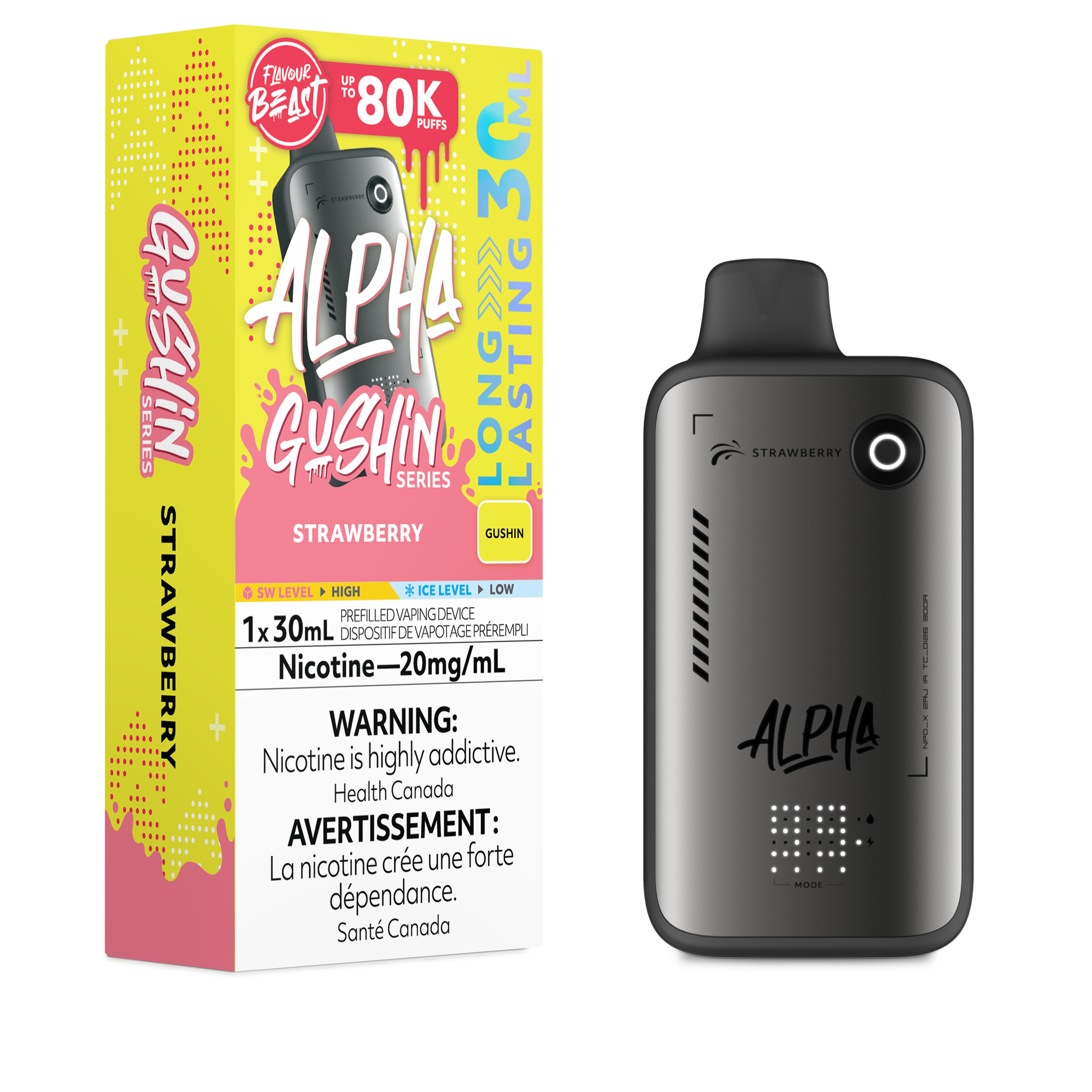 GUSHIN STRAWBERRY - FLAVOUR BEAST ALPHA (30mL)