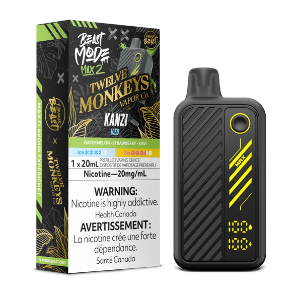 KANZI ICED - FLAVOUR BEAST X 12 MONKEYS BEAST MODE MAX 2 (20mL) (ONTARIO)