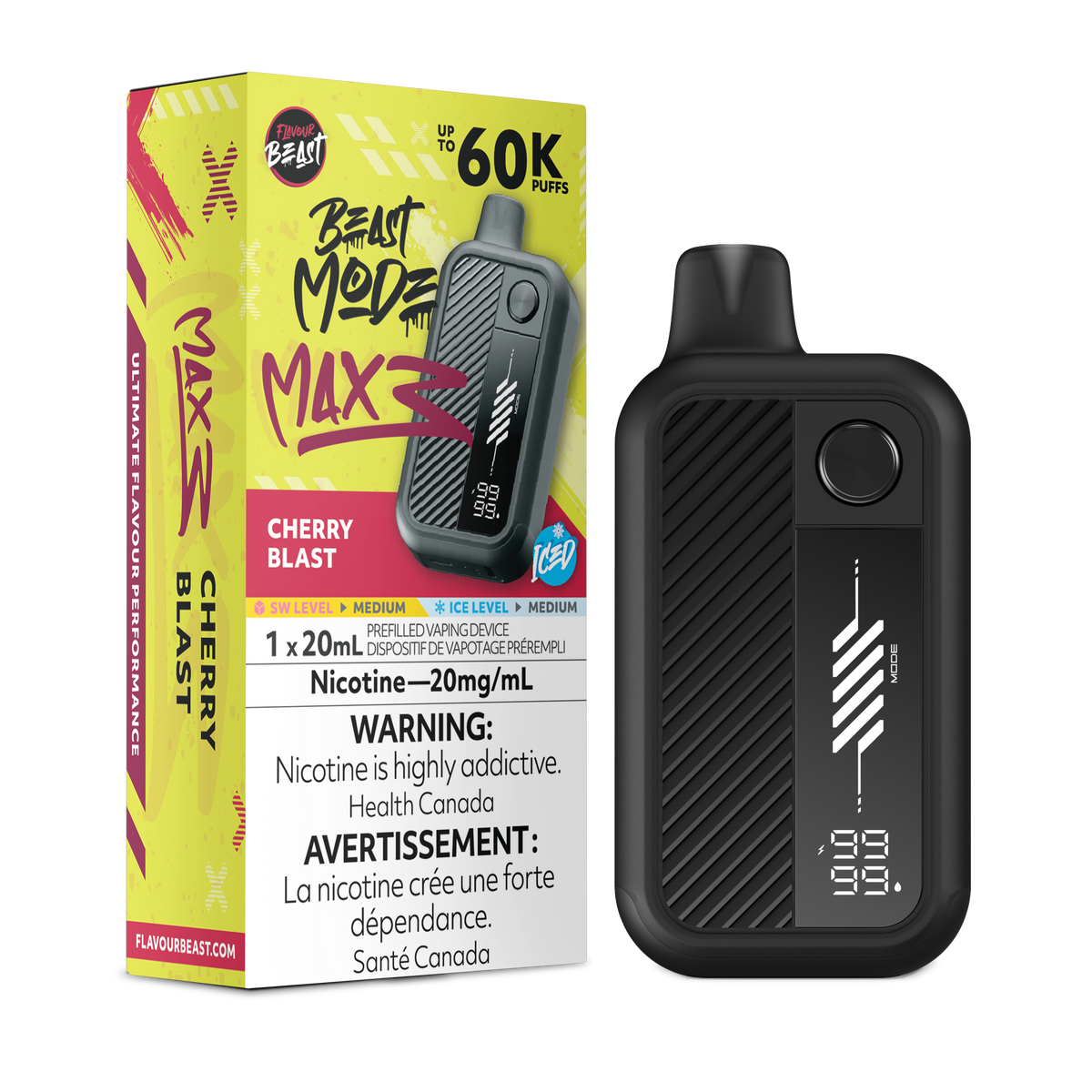 CHERRY BLAST - FLAVOUR BEAST BEAST MODE MAX 3 (20mL)
