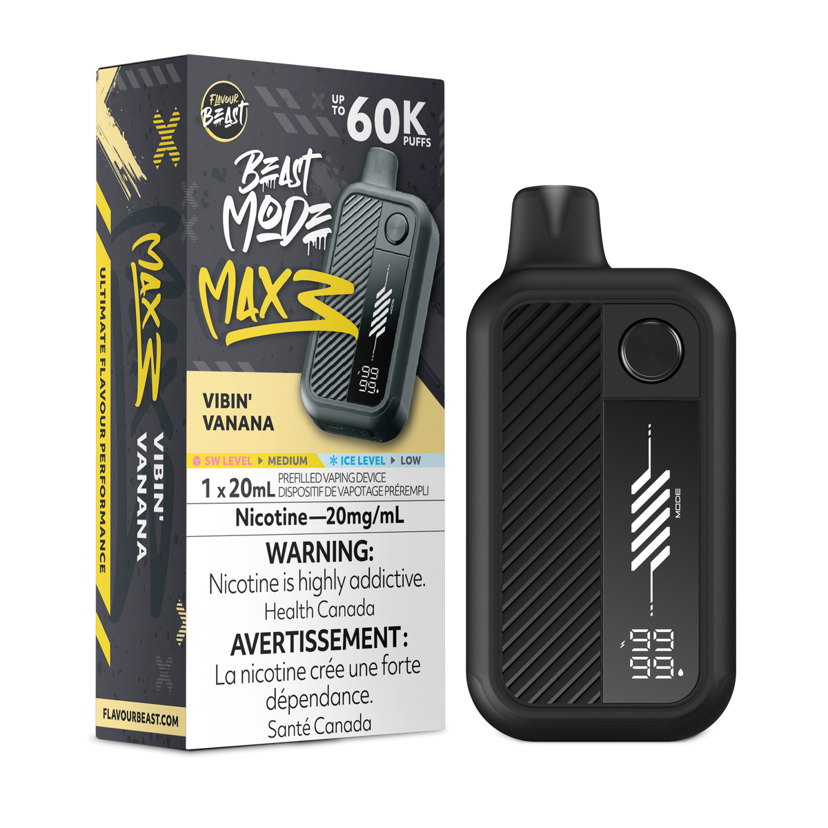 VIBIN' VANANA - FLAVOUR BEAST BEAST MODE MAX 3 (20mL)