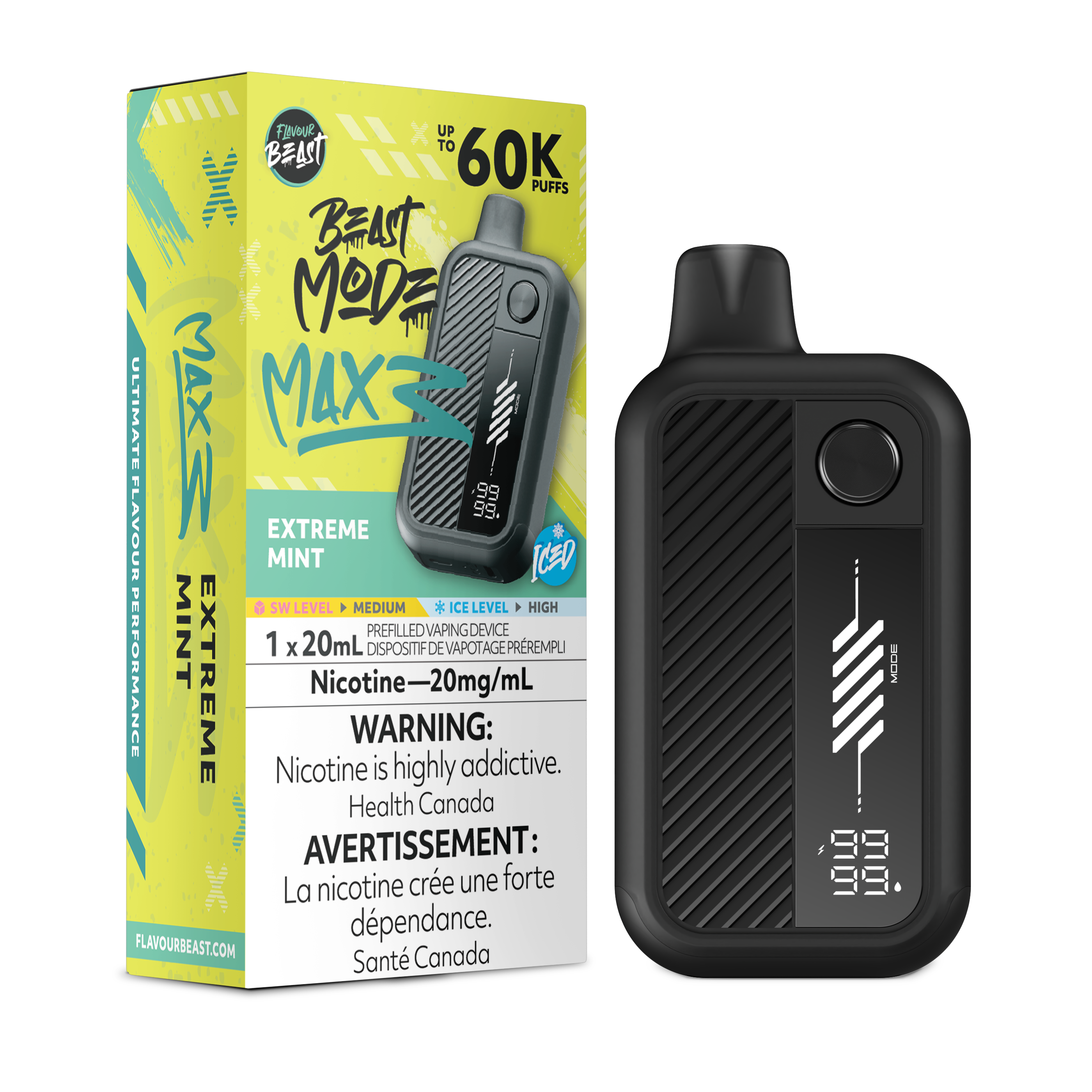 EXTREME MINT - FLAVOUR BEAST BEAST MODE MAX 3 (20mL)