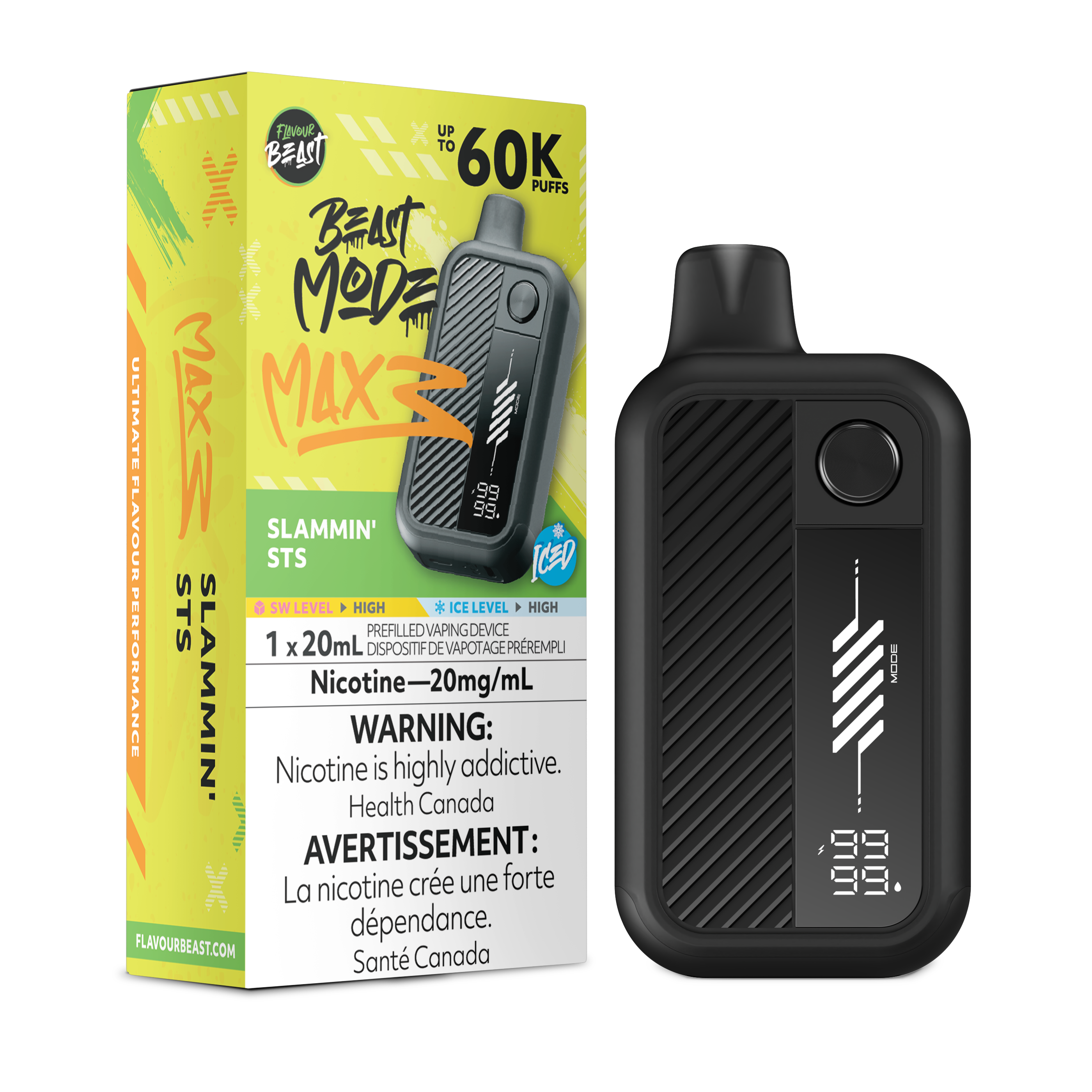 SLAMMIN' STS - FLAVOUR BEAST BEAST MODE MAX 3 (20mL)