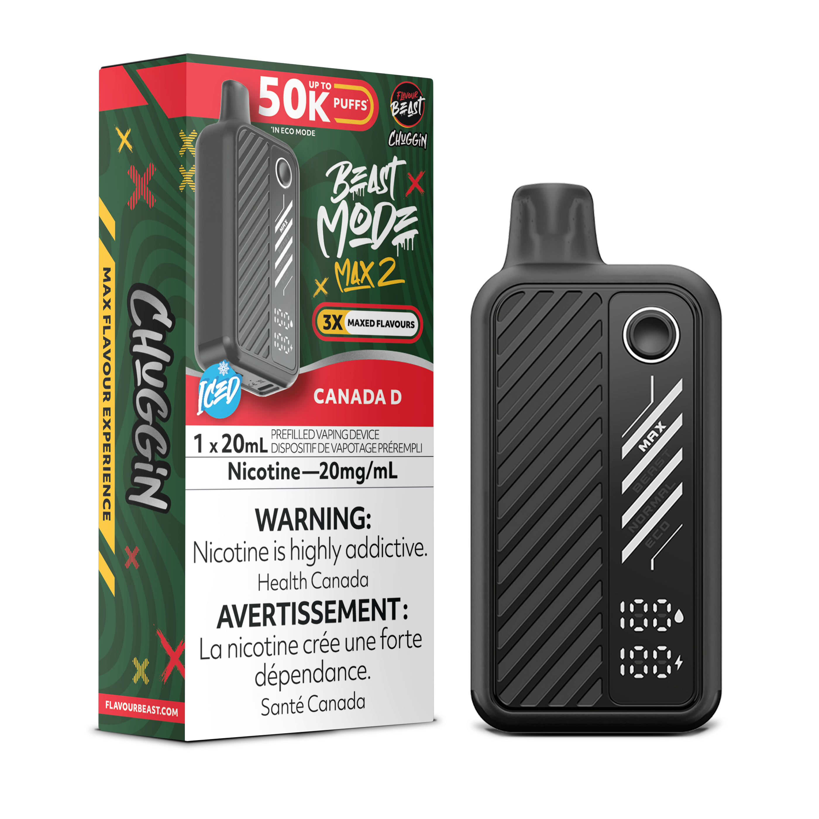 CANADA D - FLAVOUR BEAST BEAST MODE MAX 2 (20mL)