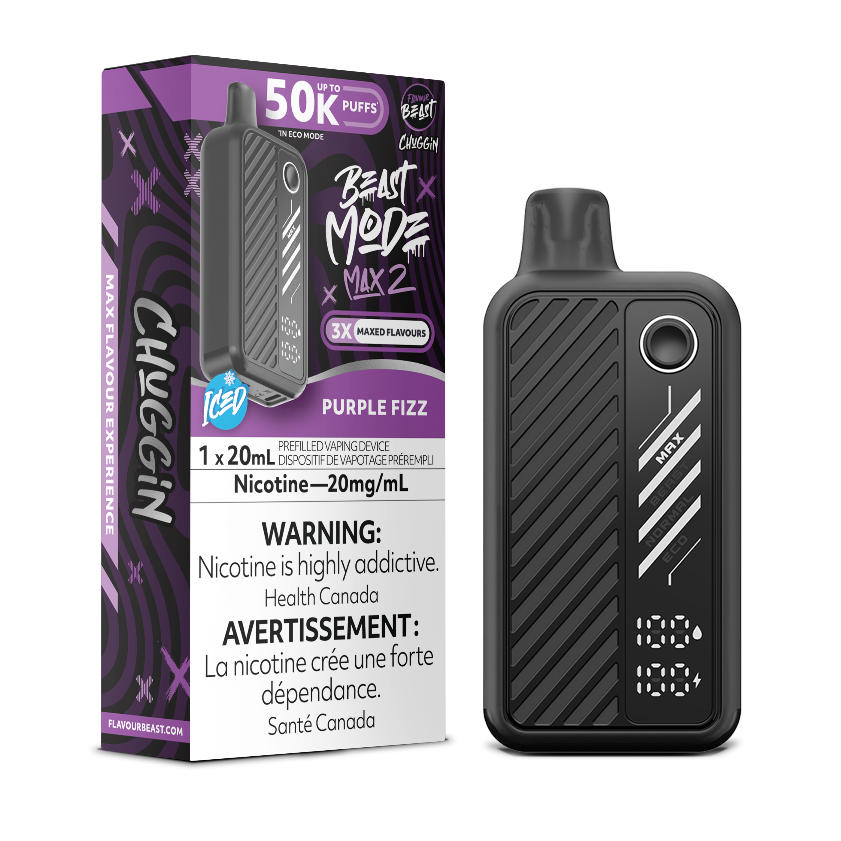 PURPLE FIZZ - FLAVOUR BEAST BEAST MODE MAX 2 (20mL)