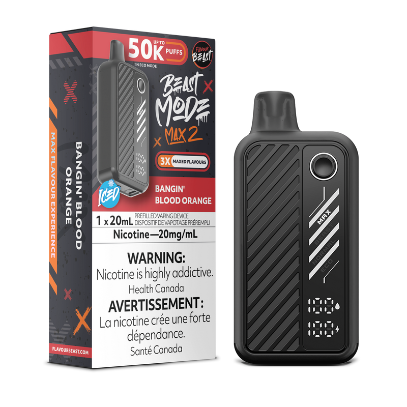 BANGIN' BLOOD ORANGE - FLAVOUR BEAST BEAST MODE MAX 2 (20mL) (ONTARIO)