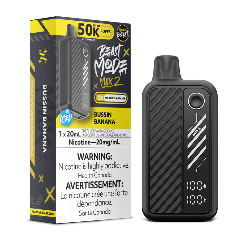BUSSIN BANANA - FLAVOUR BEAST BEAST MODE MAX 2 (20mL) (ONTARIO)