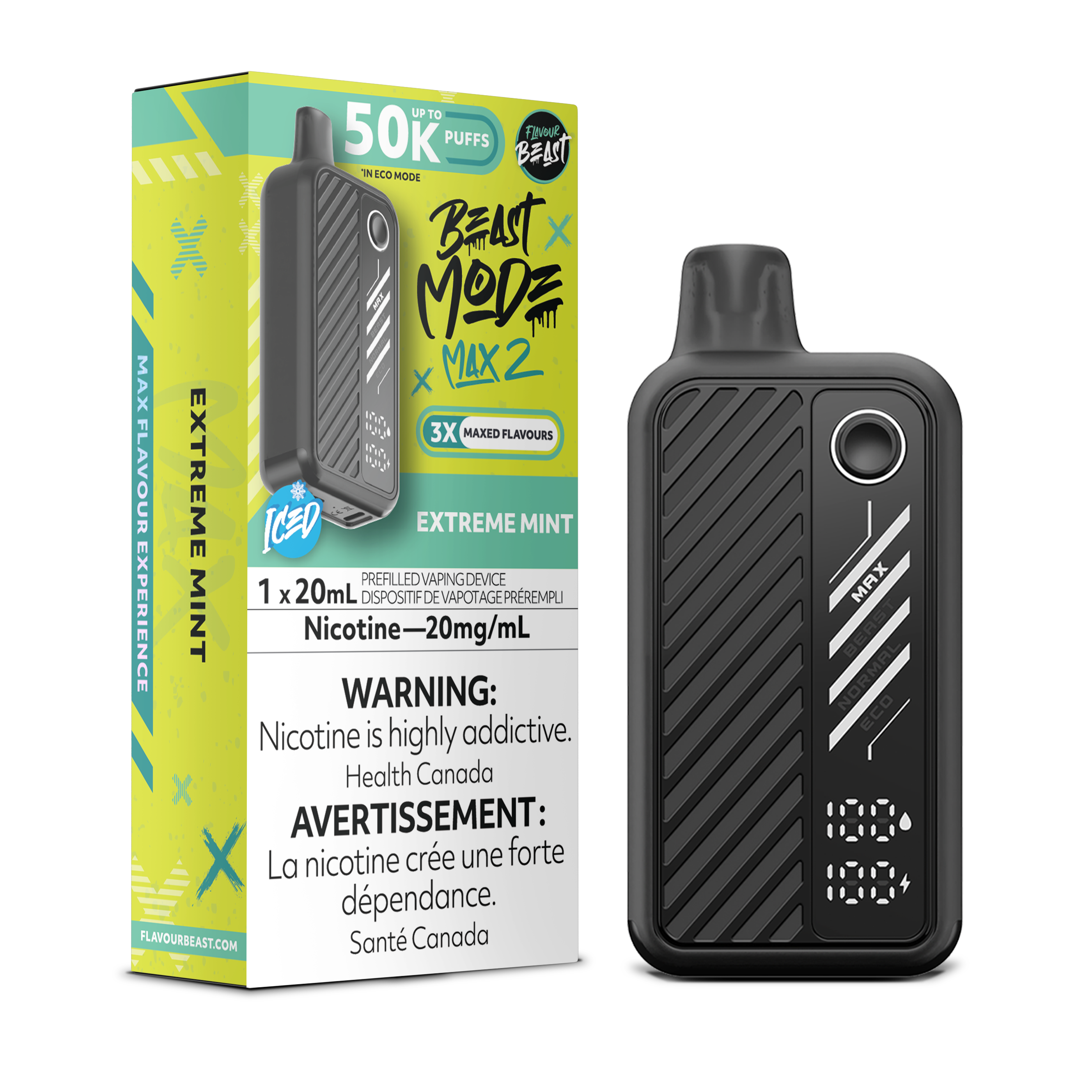 EXTREME MINT - FLAVOUR BEAST BEAST MODE MAX 2 (20mL)