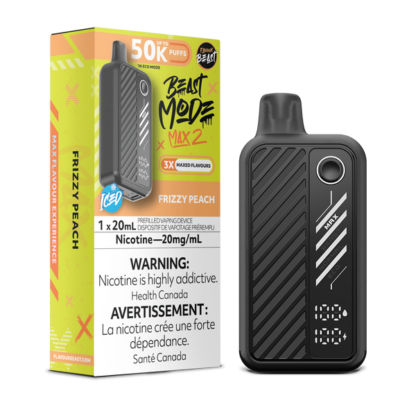 FRIZZY PEACH - FLAVOUR BEAST BEAST MODE MAX 2 (20mL) (ONTARIO)