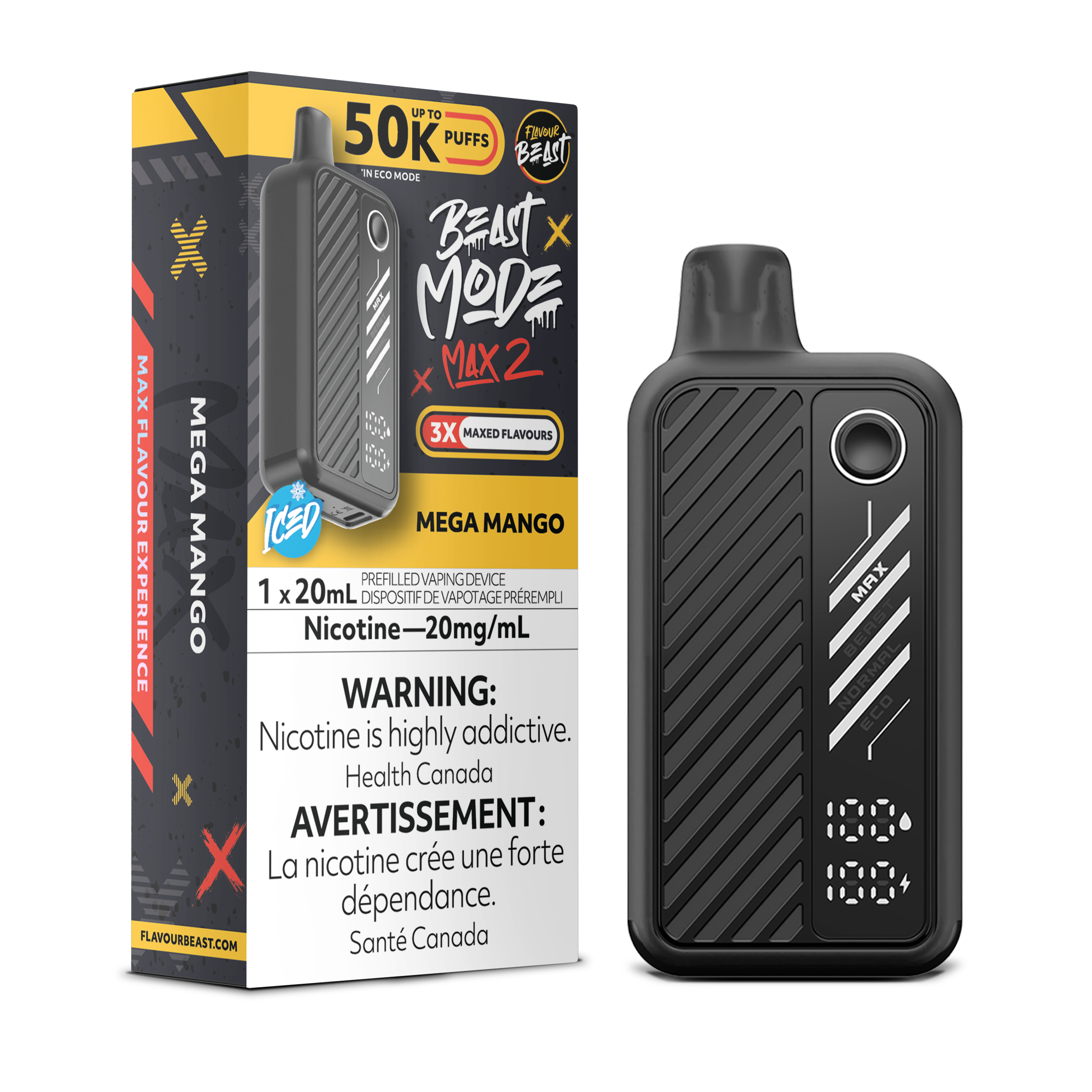 MEGA MANGO - FLAVOUR BEAST BEAST MODE MAX 2 (20mL)