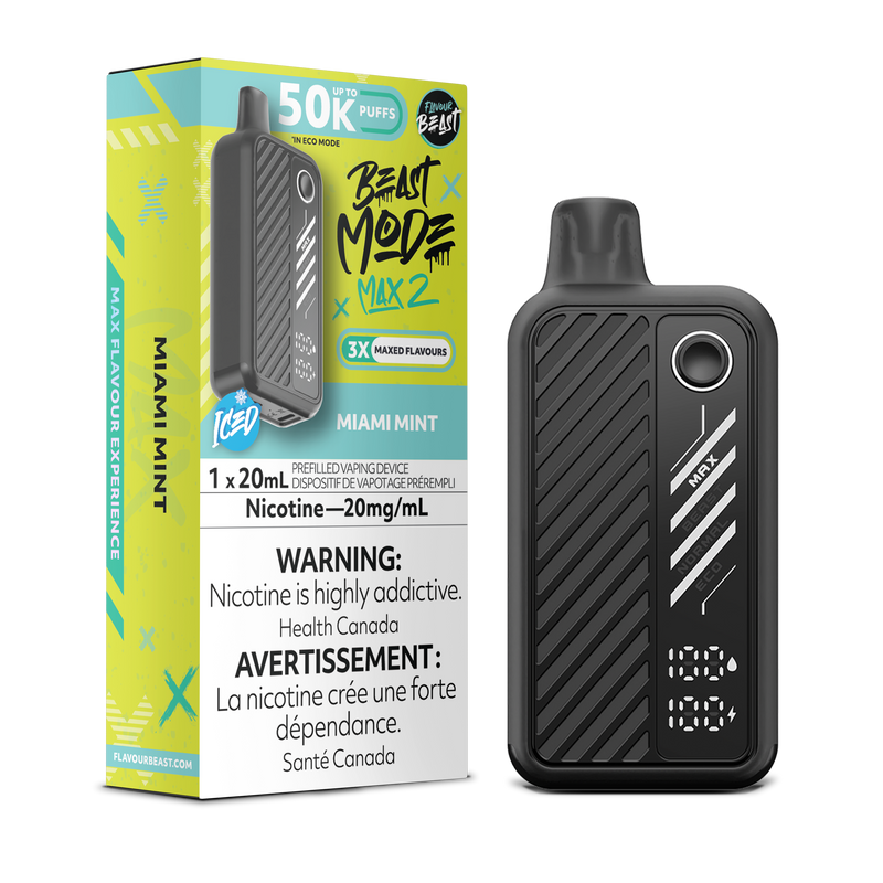MIAMI MINT - FLAVOUR BEAST BEAST MODE MAX 2 (20mL) (ONTARIO)
